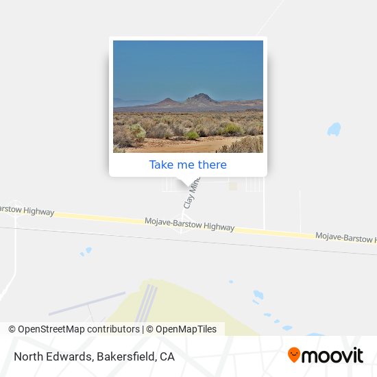 Mapa de North Edwards