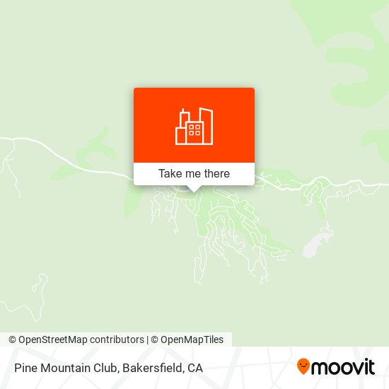 Pine Mountain Club map