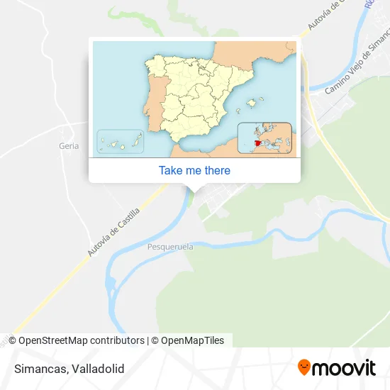 Simancas map