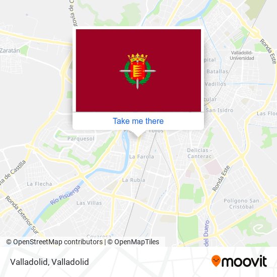 Valladolid map