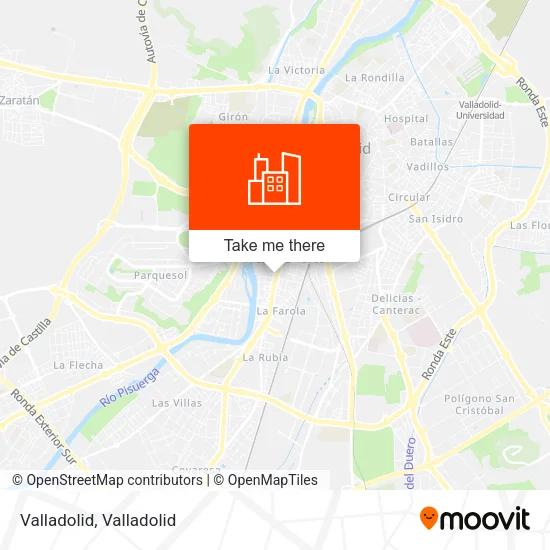 Valladolid map