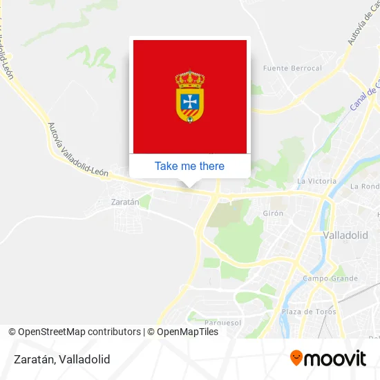 Zaratán map