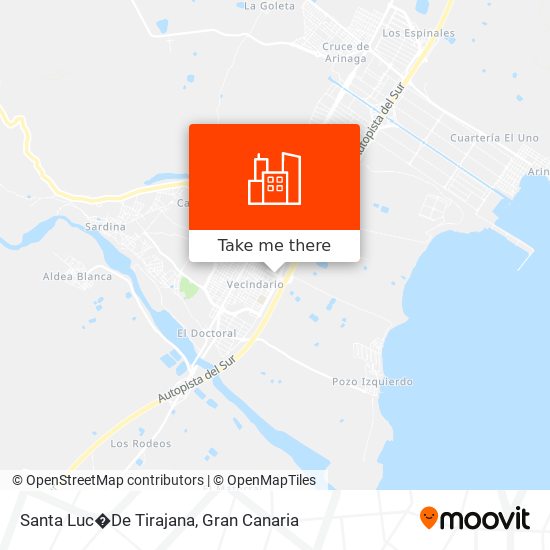 Santa Luc�De Tirajana map