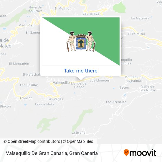 Valsequillo De Gran Canaria map