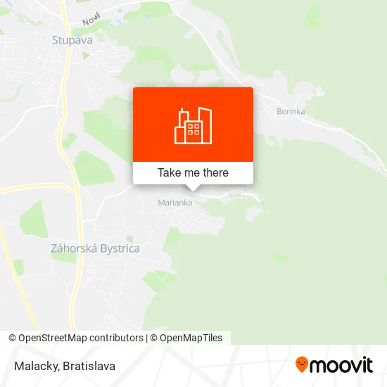 Malacky map