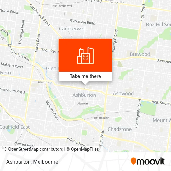 Ashburton map