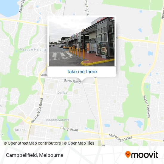 Mapa Campbellfield