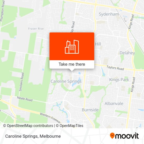 Caroline Springs map