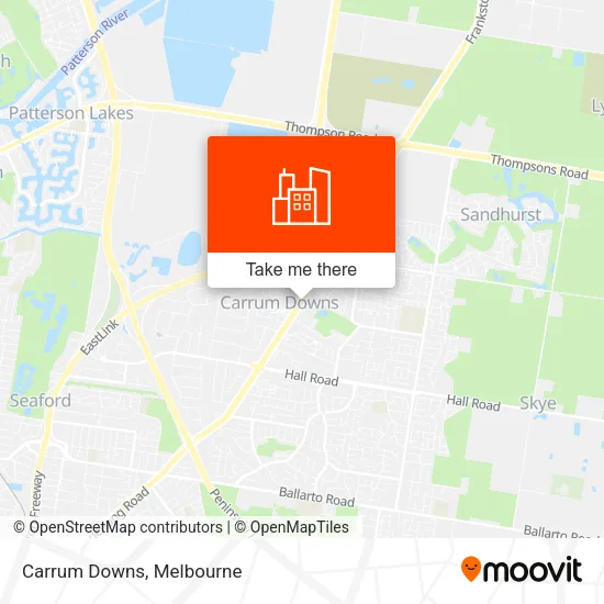 Carrum Downs map