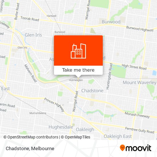 Chadstone map