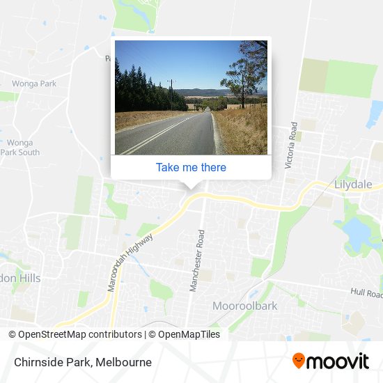 Chirnside Park map