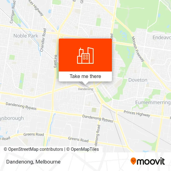 Dandenong map