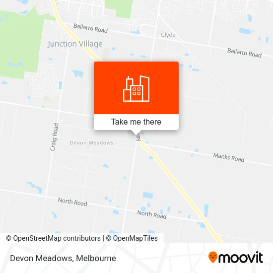 Devon Meadows map