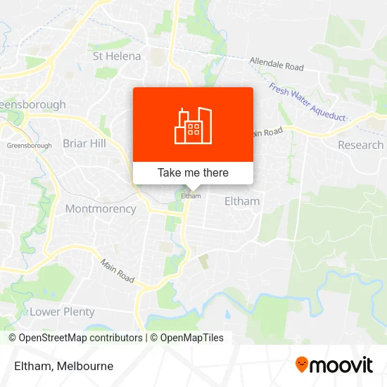Eltham map