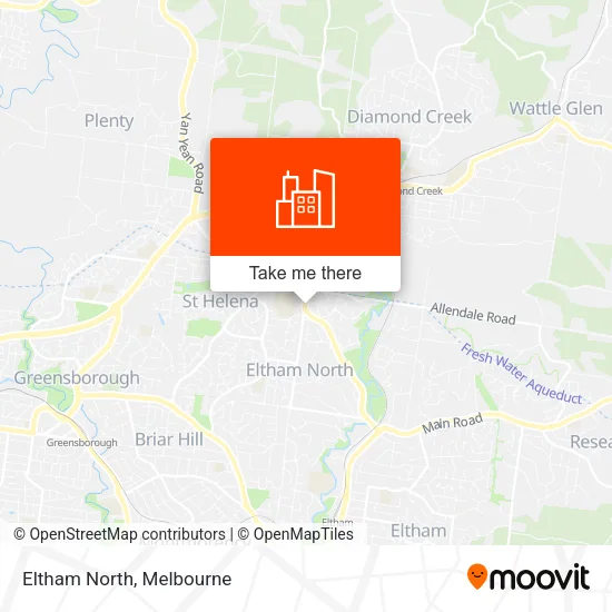 Eltham North map