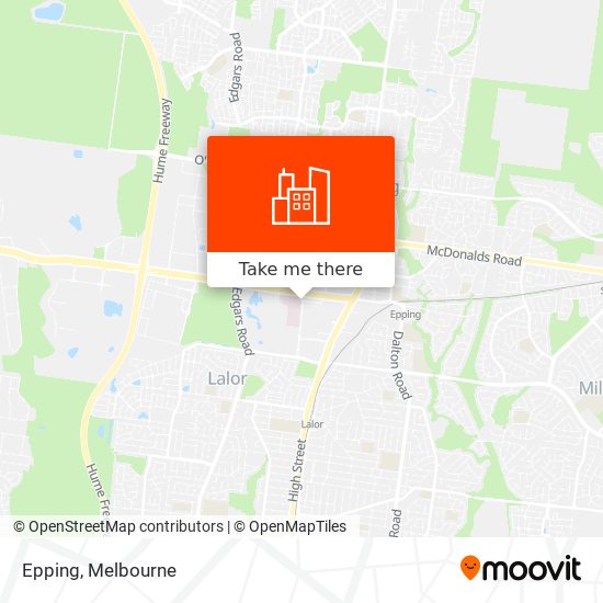 Epping map