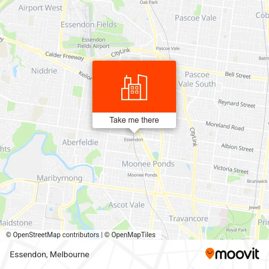 Essendon map