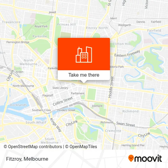 Mapa Fitzroy