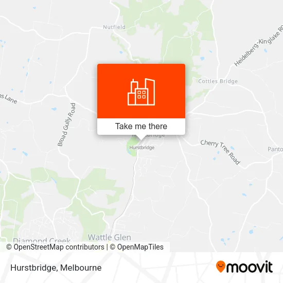 Hurstbridge map