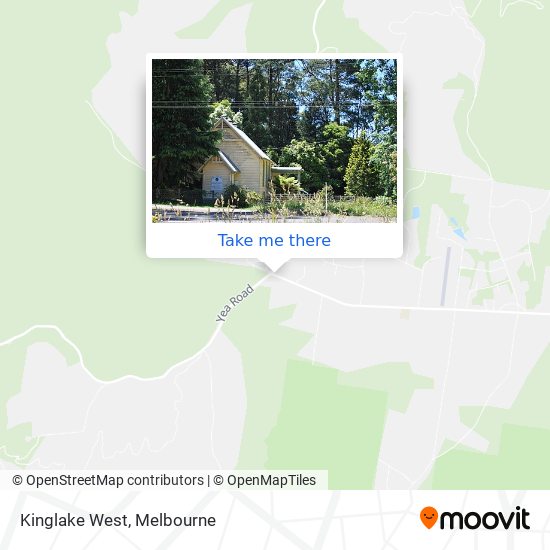 Mapa Kinglake West