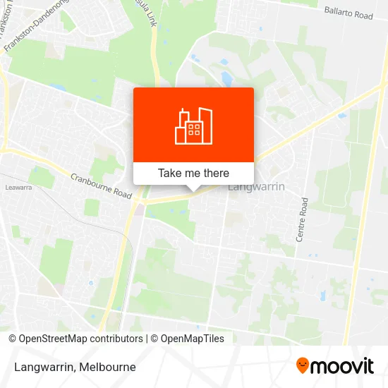 Langwarrin map