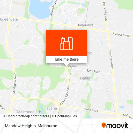 Meadow Heights map