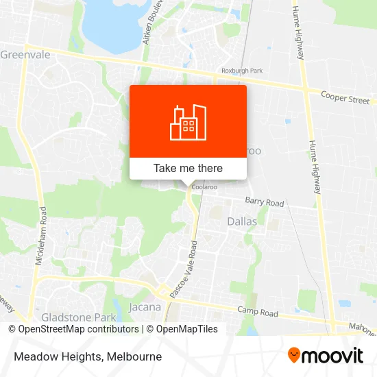 Meadow Heights map