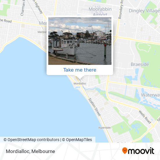 Mapa Mordialloc