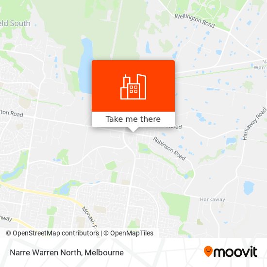 Narre Warren North map