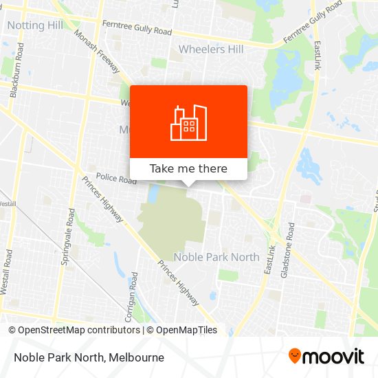 Noble Park North map
