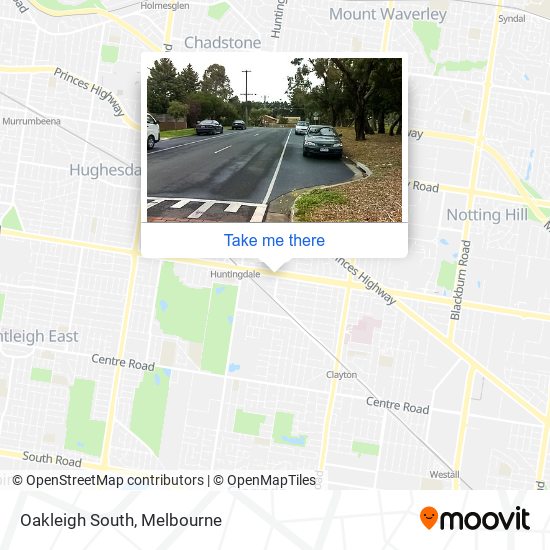 Mapa Oakleigh South