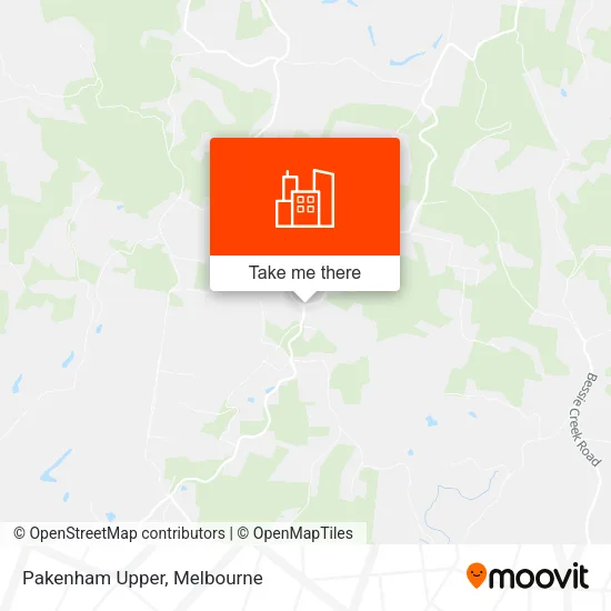 Pakenham Upper map
