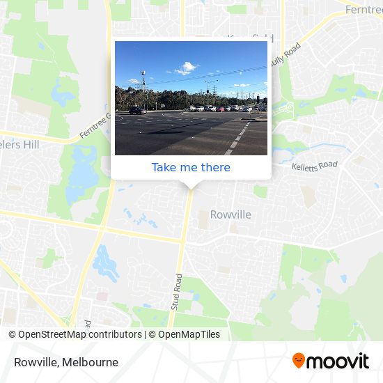 Rowville map