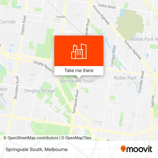 Springvale South map