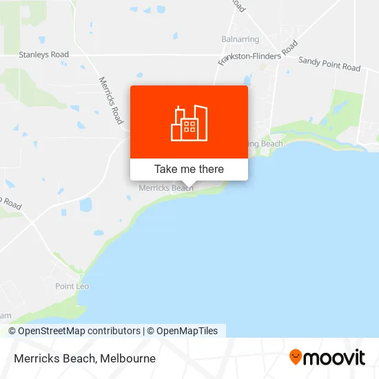 Merricks Beach map
