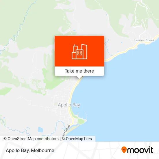 Mapa Apollo Bay