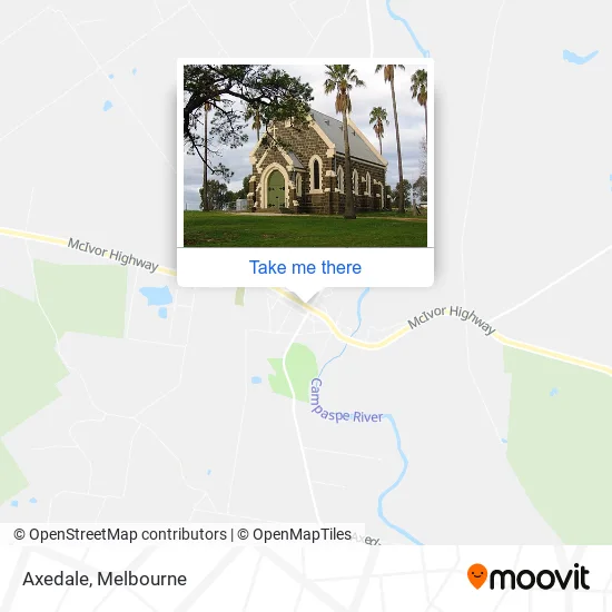 Axedale map