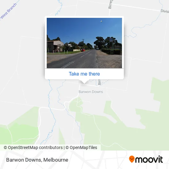 Barwon Downs map