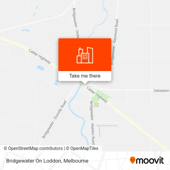 Bridgewater On Loddon map