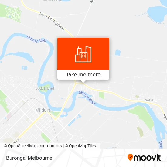 Buronga map