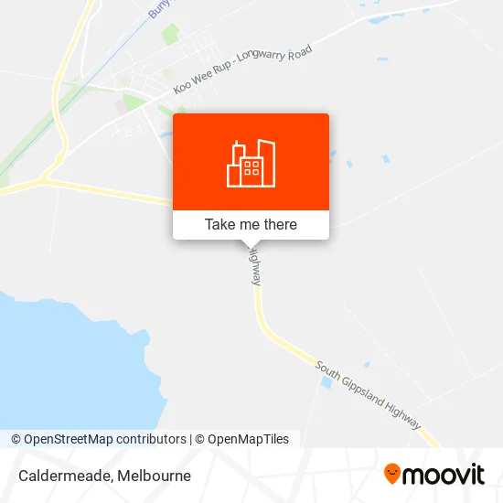 Caldermeade map