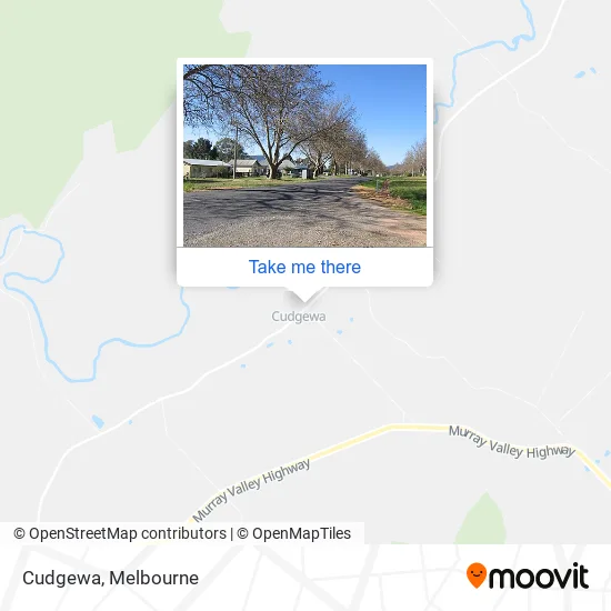 Cudgewa map