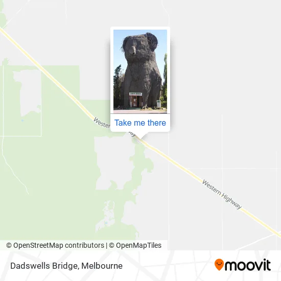Dadswells Bridge map