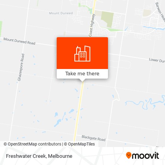 Freshwater Creek map