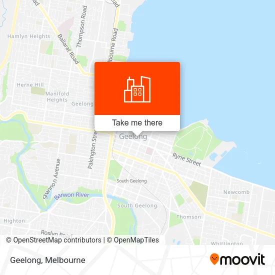 Geelong map