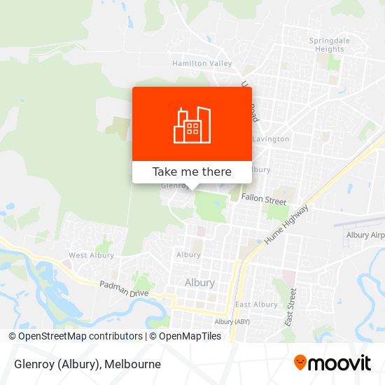 Glenroy (Albury) map