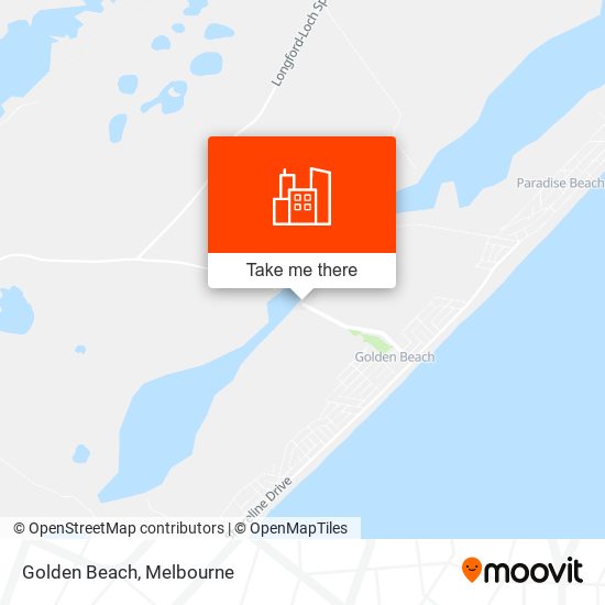 Golden Beach map