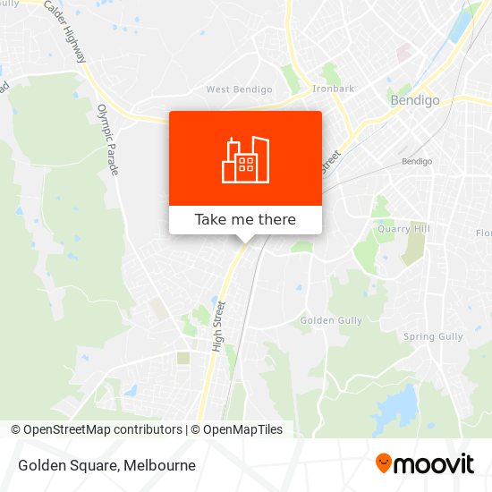 Golden Square map