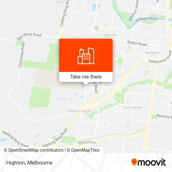 Highton map
