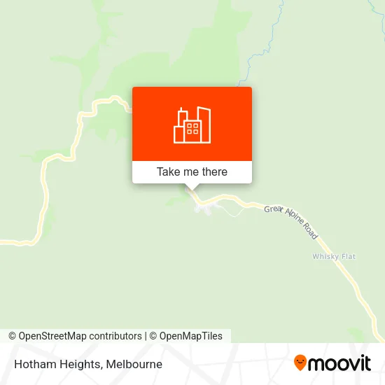 Hotham Heights map